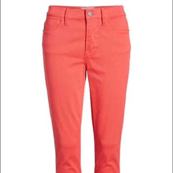 Frame Le-High Ankle Jeans High Waist Skinny Raw Hem Size 30 Vintage Red Wash NWT - Picture 9 of 15